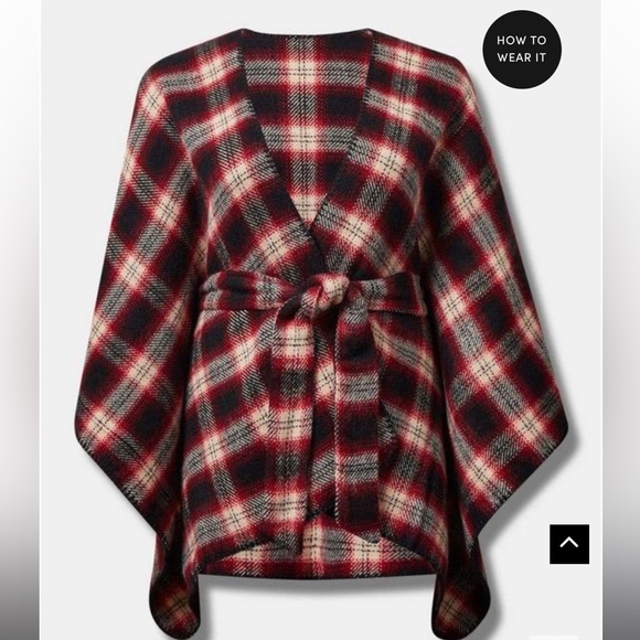 Belted Ruana - Picture 2 of 2